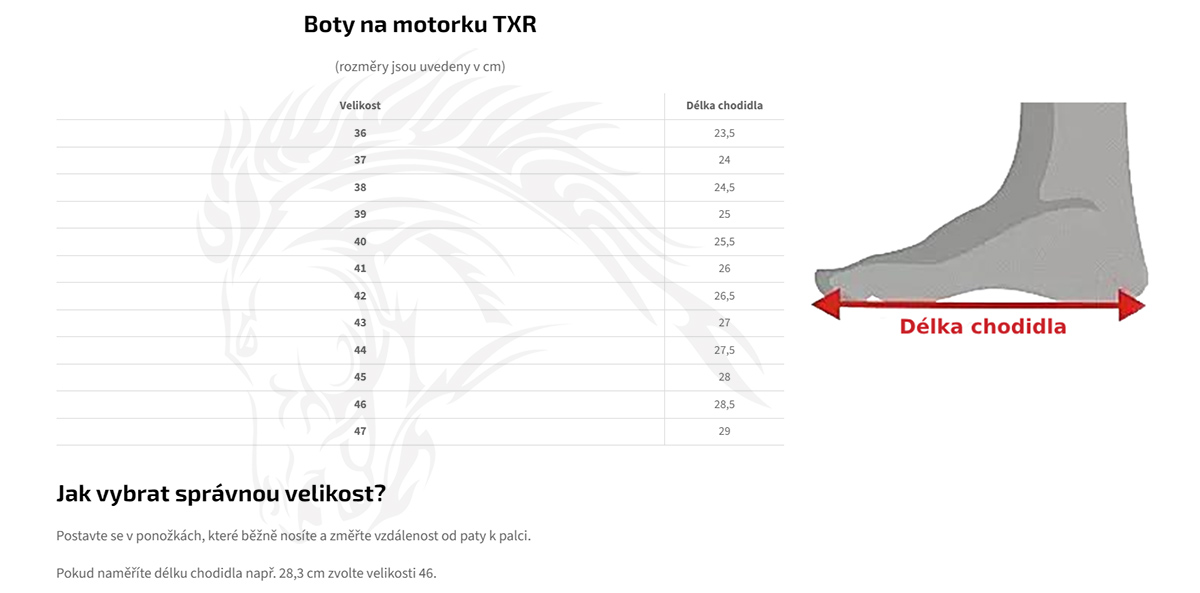 TXR Boty na motorku R-Sport 47